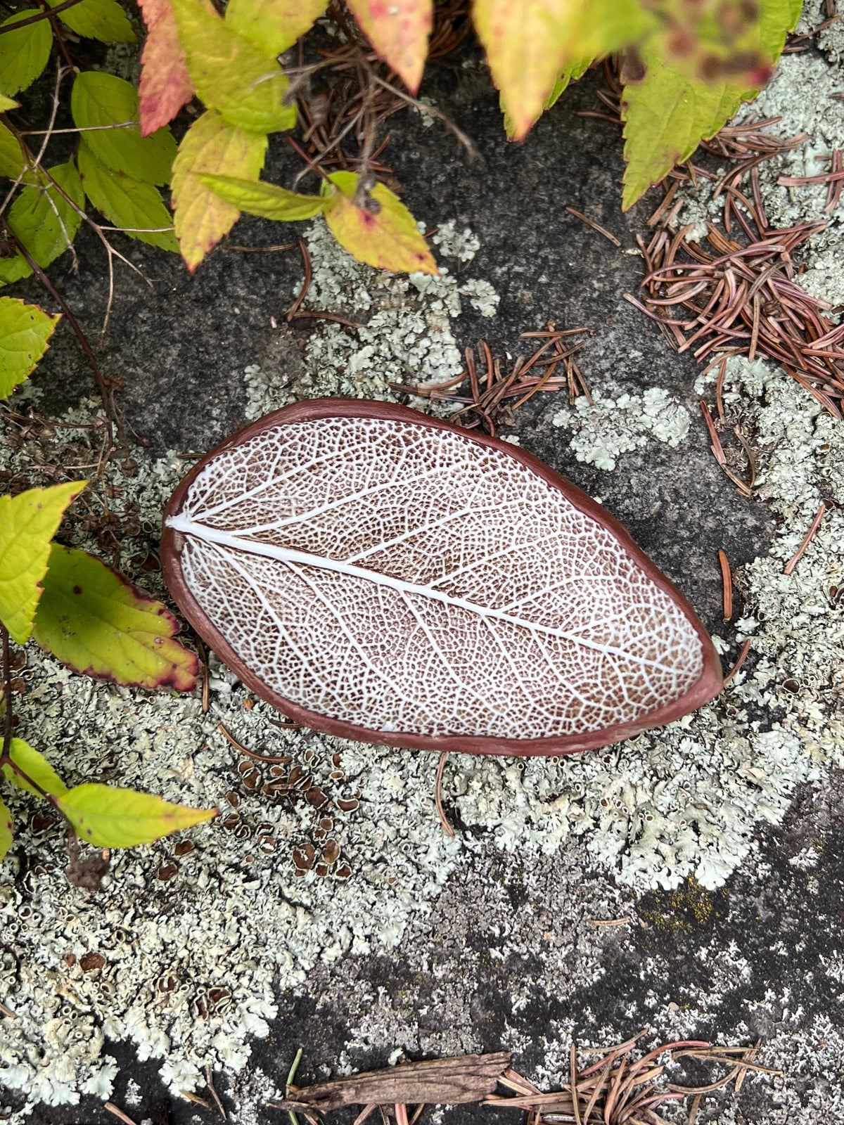Sage Leaf Spoon Rest / Ring Dish