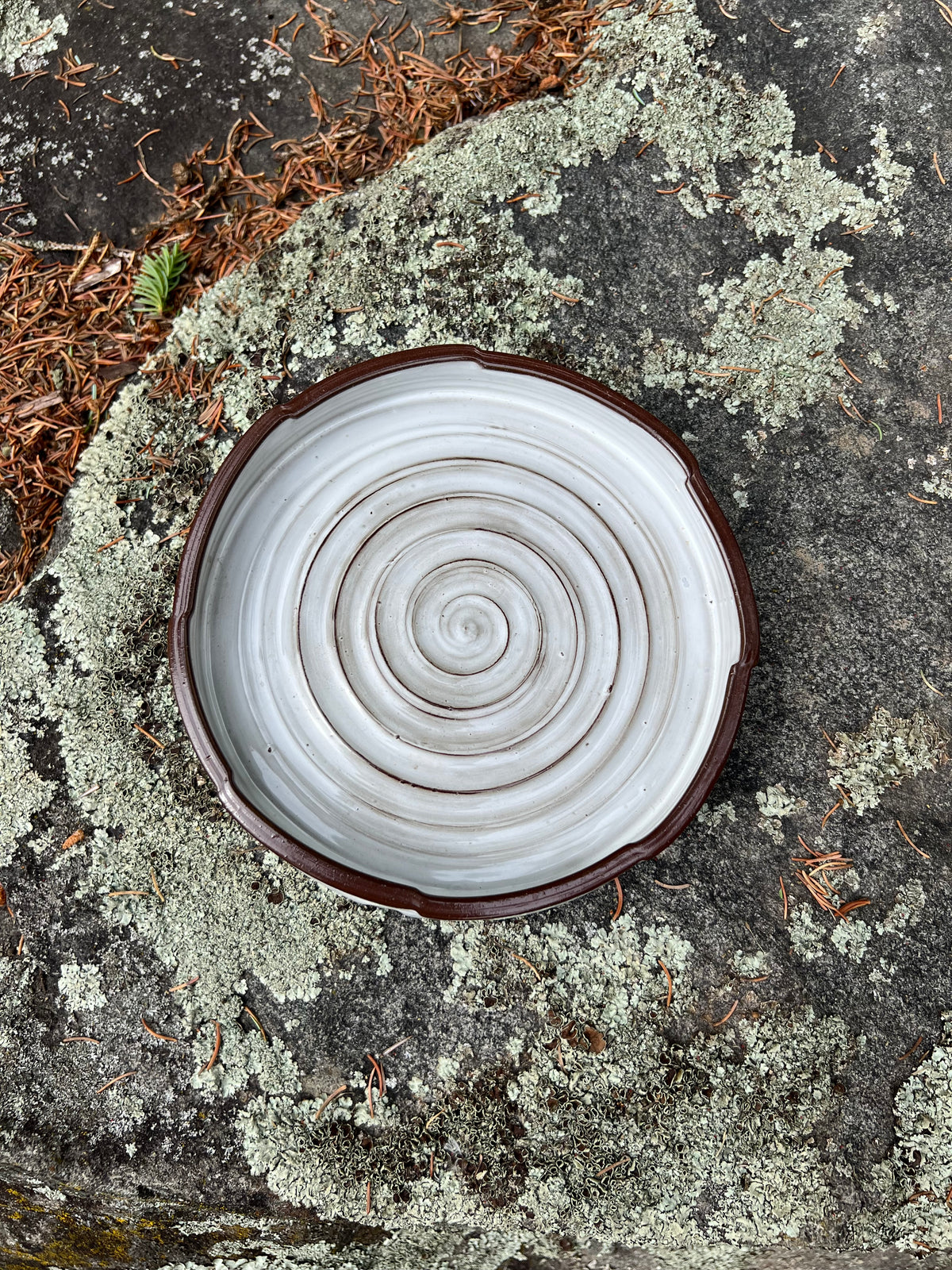 Plate- White Round